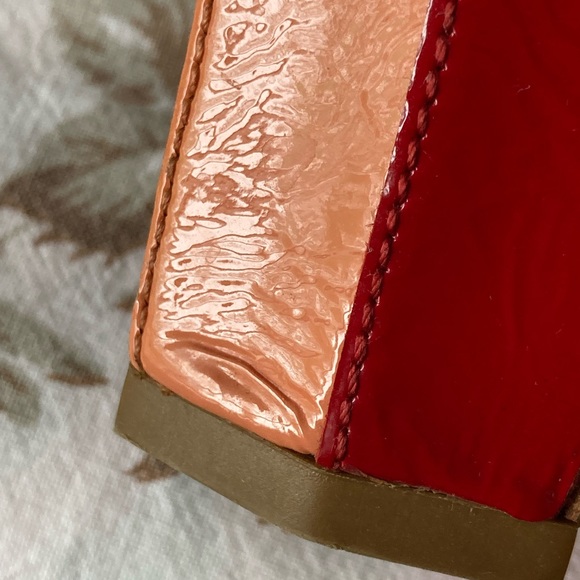 Miu Miu Naplak Patch in Red and Pink color way - SZ 38 US 7.5 - Picture 7 of 11